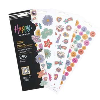 PEGATINAS HAPPY PLANNER DECADA 70 /8H