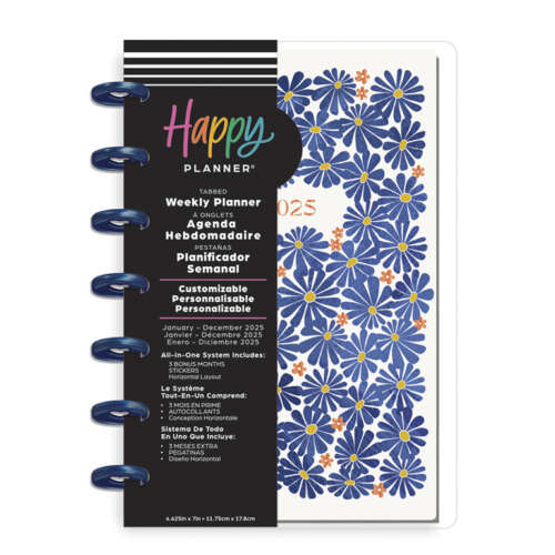 AGENDA HAPPY PLANNER MINI HUES BLUES