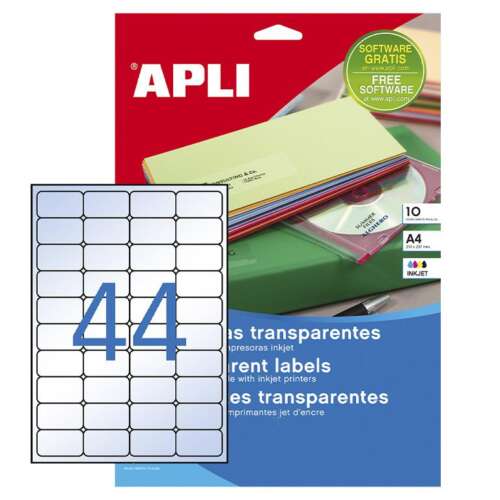 ETIQUETAS APLI A4 48 5X25 4 PERMA.10H