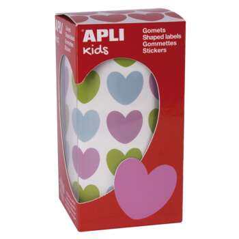 GOMETS APLI CORAZONES 20X18 SURTIDO