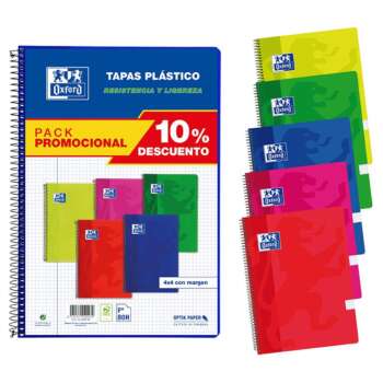 BLOC OXFORD Fº 80H 90G T.PP CN4MM