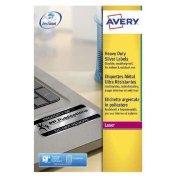 ETIQUETAS AVERY POLIEST.45,7x21,2 20H