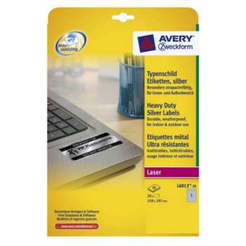 ETIQUETAS AVERY POLIEST.210x297 20H