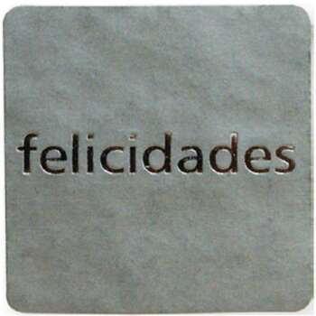 ETIQUETAS FELICIDADES PLATA CAST 500U