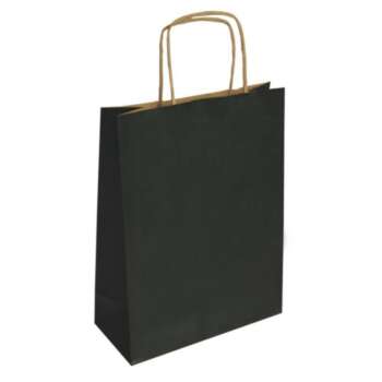 BOLSA PAPEL 32*12*42 KRAFT NEGRO M