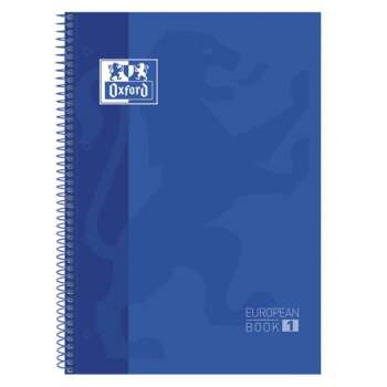 BLOC OXFORD A4+ 80H T.EXTD CN5MM AZUL