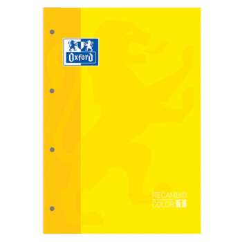 RECAMBIO OXFORD A4 80H CN5 AMARILLO