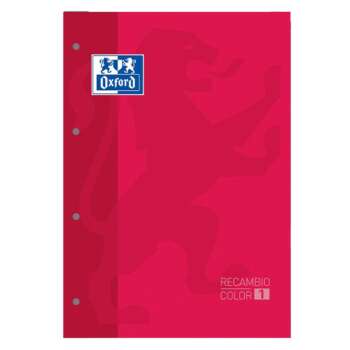 RECAMBIO OXFORD A4 80H CN5 ROJO