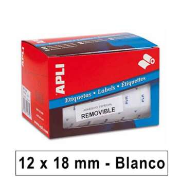 ETIQUETAS ROLLO APLI 12X18 PVP REMV.