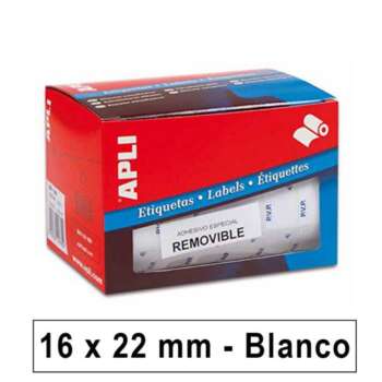 ETIQUETAS ROLLO APLI 16X22 PVP REMV.