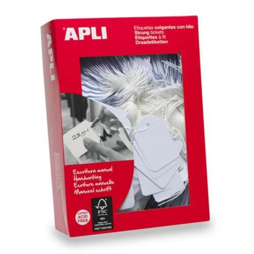 ETIQUETA COLGANTE APLI 50x70MM/400U