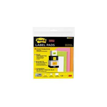 ETIQUETA BLOC 3M 2BL/2AMA/1NJ/2RS/2DV