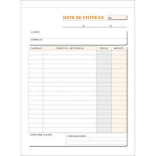 TALONARIO PLUS ENTREGA 4º NAT.TRIPLI