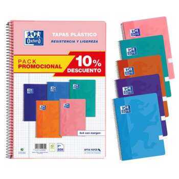 BLOC OXFORD Fº 80H 90G T.PP CN4MM TEN