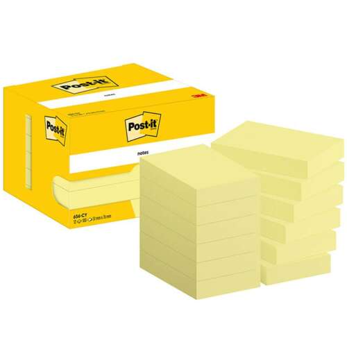 NOTA ADH.POST-IT 51X76 100H AMARILLO