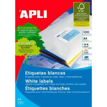ETIQUETA APLI A4 70X33,80 100H