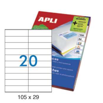 ETIQUETAS APLI A4 105X29 100H