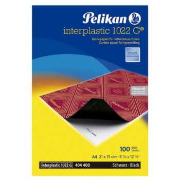 PAPEL CARBON PELIKAN A4 NEGRO 100H
