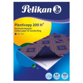 PAPEL CARBON PELIKAN 21x33 AZUL 100H