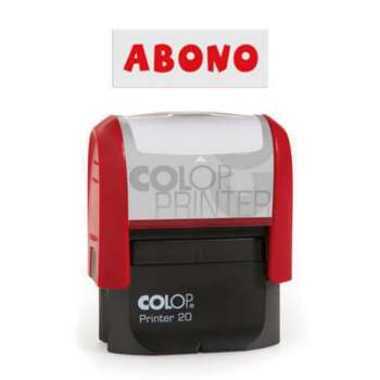 SELLO COMERCIAL COLOP ABONO ROJO