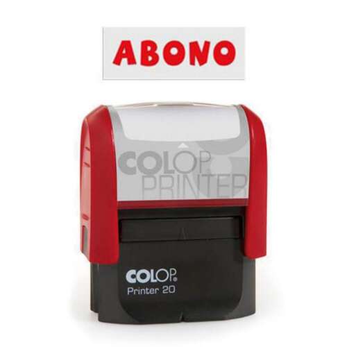 SELLO COMERCIAL COLOP ABONO ROJO
