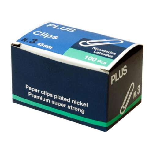 CLIPS PLUS N-3 43MM /100U
