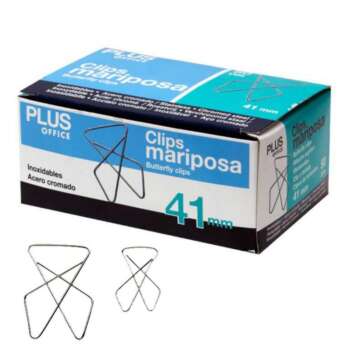 CLIPS MARIPOSA MAKRO PEQUEÑO /50UD