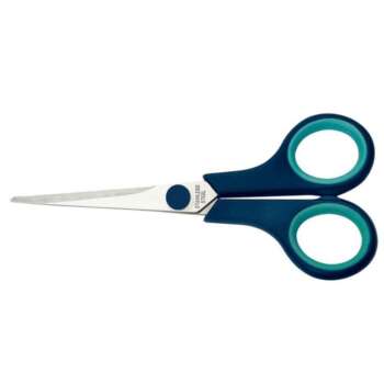 TIJERA PLUS LUXE INOX 5,5" 140MM AZUL