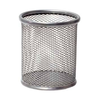 CUBILETE PLUS 185 REJILLA METAL PLATA
