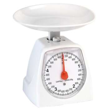 PESACARTAS MK PLASTICO BLANCO 5KG