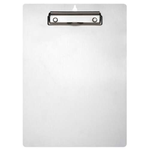 PLACA C/PINZA MAKRO ALUMINIO