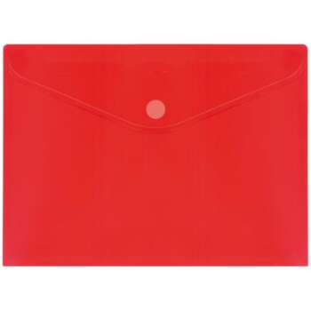 SOBRE PP PLUS A4 VELCRO APAIS. ROJO