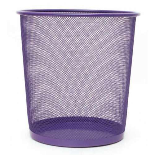 PAPELERA PLUS METAL PEQUEÑ REJ.VIOLET