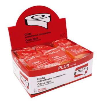 CINTA ADHESIVA PLUS OFFICE 12MMX33M