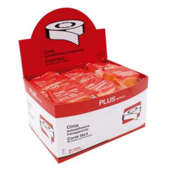 CINTA ADHESIVA PLUS OFFICE 19MMX33M