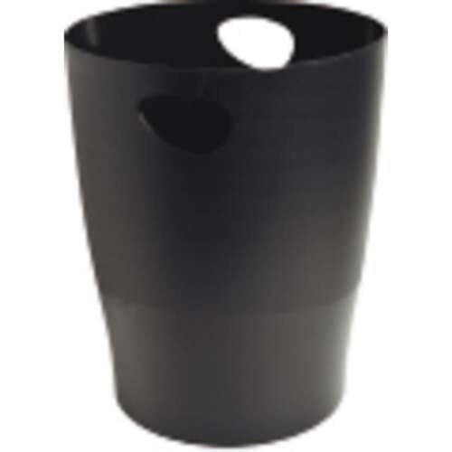 PAPELERA EXACOM ECOBLACK PLASTICO NEG