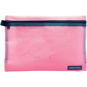 BOLSA MULTIUSO A5 C/CREMALLERA ROSA