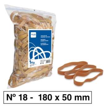 BANDAS ELASTICAS N°18 15MM 1KG