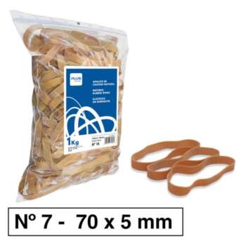 BANDAS ELASTICAS N° 7 5MM 1KG