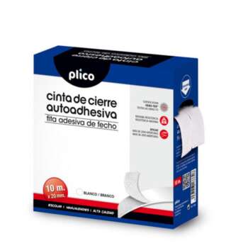 CREMALLERA TEXTIL AUTOADH. 10M BLANCO