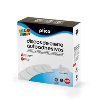 DISCOS CIERRE AUTOA. 20MM BLANCO/400U