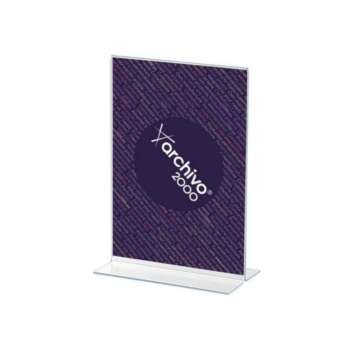 EXPOSITOR SOBREMESA"T"A5 VERT.TRANSP.