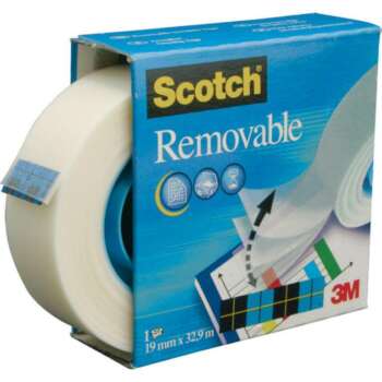 CINTA ADHESIVA INV.SCOTCH REMOV.19X33