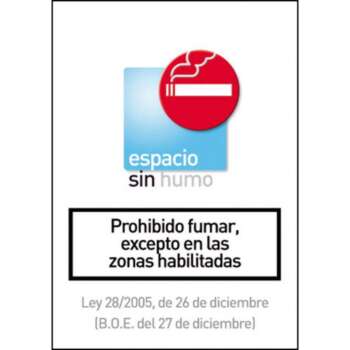 PICTOGRAMA ARCH.2000 PROHIB.FUMAR LEY