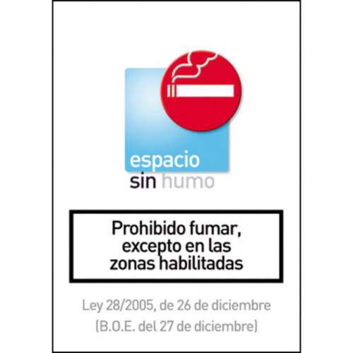 PICTOGRAMA ARCH.2000 PROHIB.FUMAR LEY