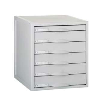 ARCHIVADOR ARCHISYSTEM 6 CAJONES GRIS