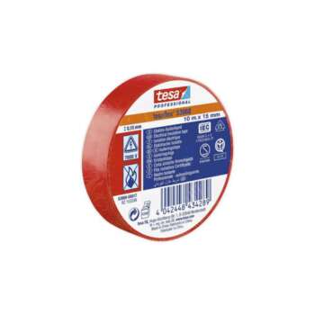 CINTA AISLANTE TESA 15MM X 10M ROJO