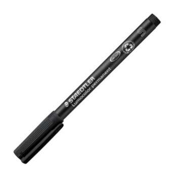 ROTULADOR STAEDTLER LUMOCOLOR"SF"NEGR