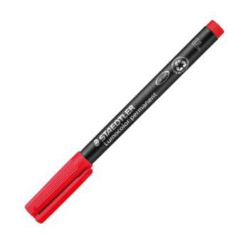 ROTULADOR STAEDTLER LUMOCOLOR"F"ROJO