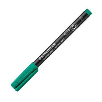 ROTULADOR STAEDTLER LUMOCOLOR"F"VERDE